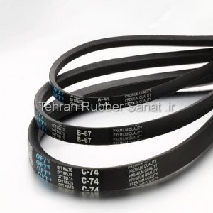 تسمه لاستیکی وی V بلت عرض 10 میلیمتر با نخ تقویت کننده